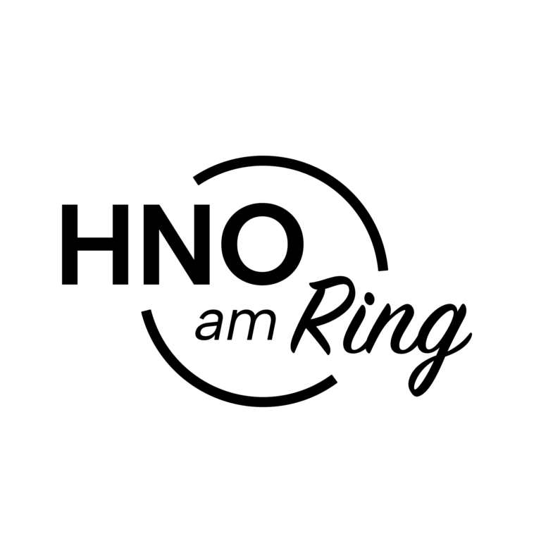 HNO am Ring Logo-Quadrat - schwarz auf weiss