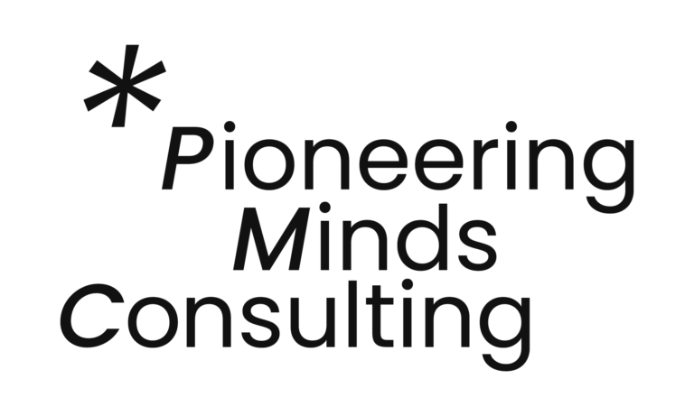 Pioneering Minds Logo - black