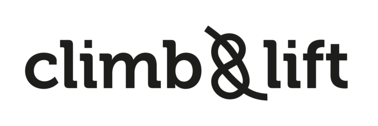 climb&lift - Logo - Black bg-tsp